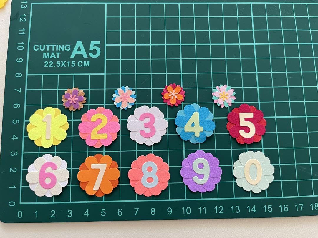 Amazon.co.jp: クラフトパンチ アルバム カード 保育 装飾パーツ 数字